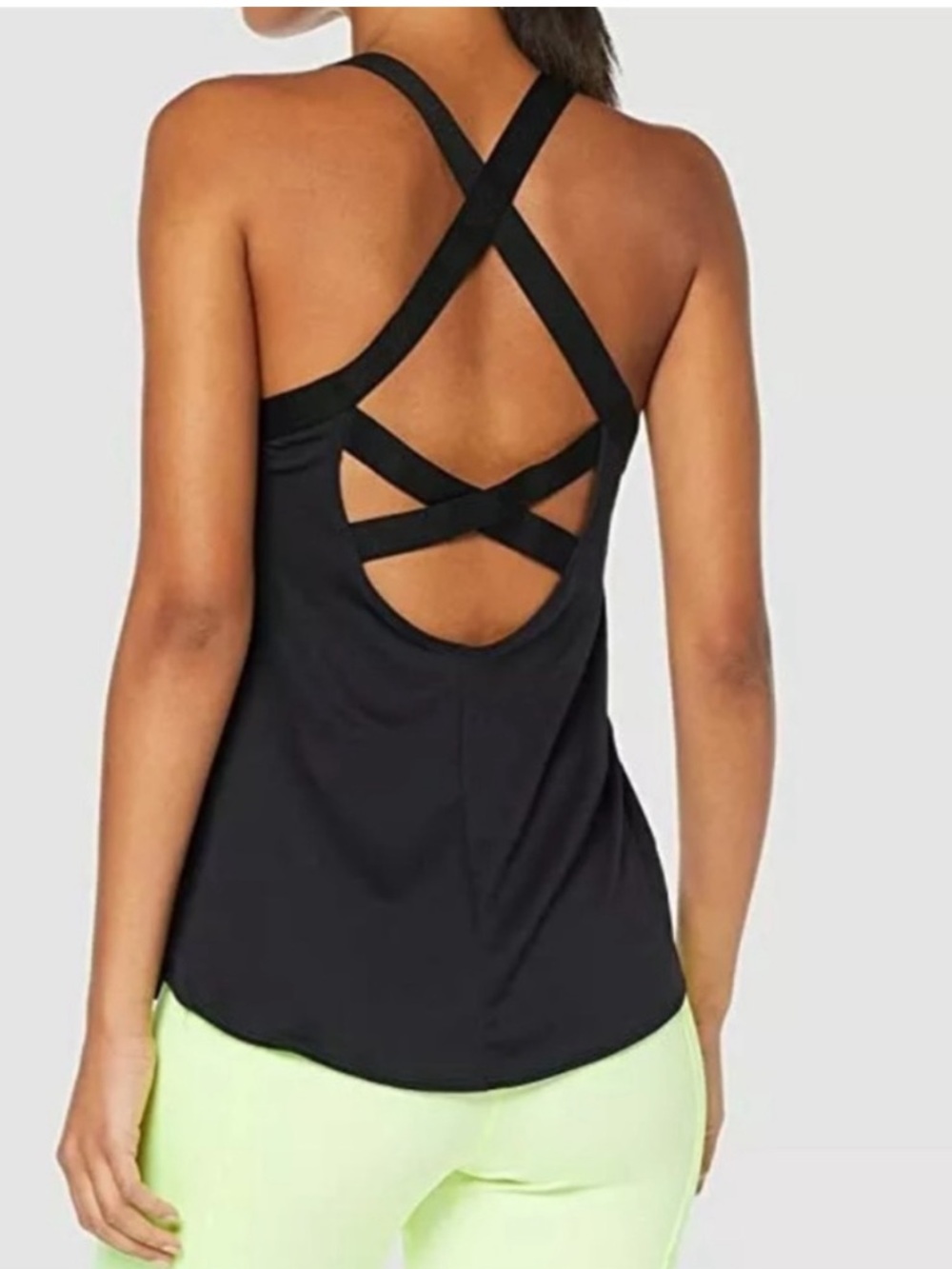 Nike Black Scoop-Back Tank Top